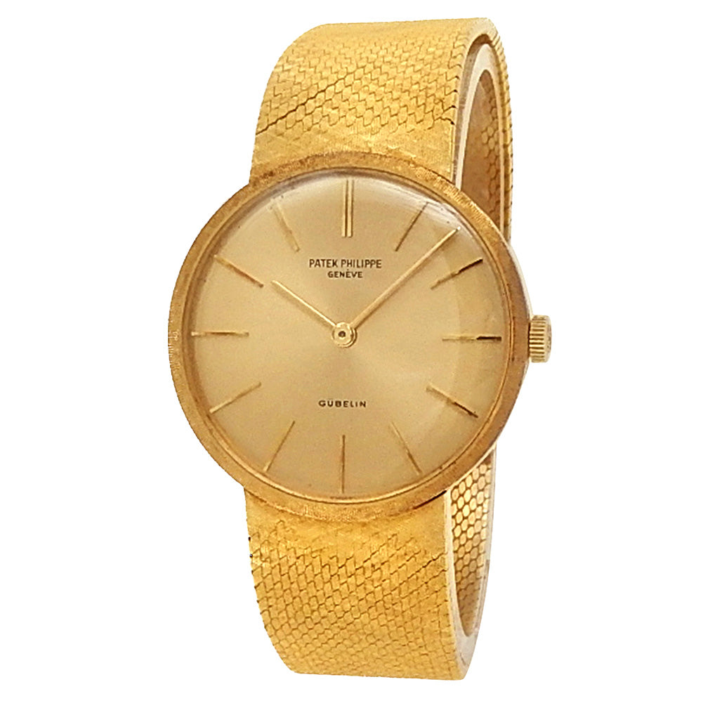 Patek Philippe Calatrava 18k Yellow Gold Manual Champagne Men s Watch 3426 3 Midtown Watch Inc