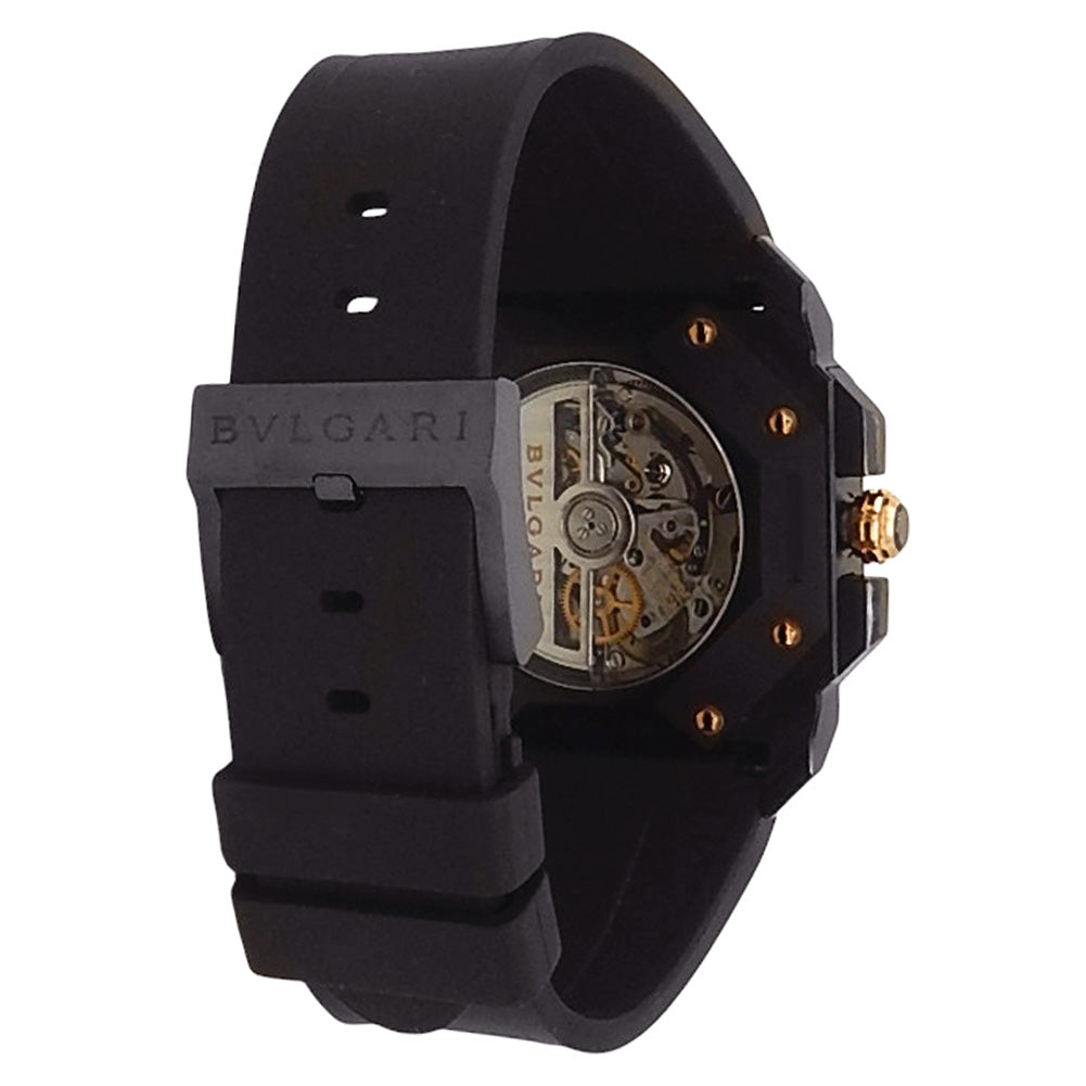 Bvlgari Octo Chronograph Black DLC Stainless Steel Black